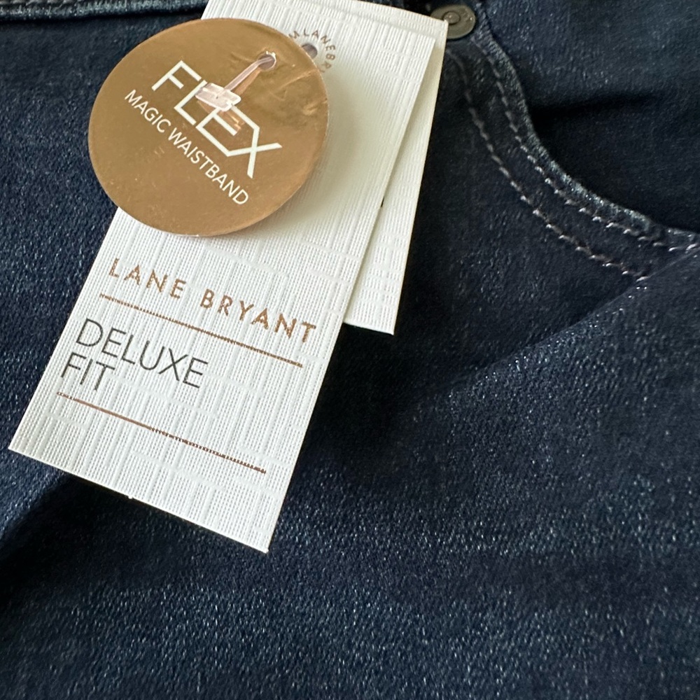 Lane Bryant SZ 26 Deluxe FitFlex Magic WB StraightJeans